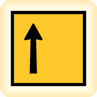 Arrow Strait - Temporary Traffic Sign