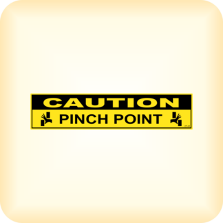 Sticker - Caution - Pinch Point