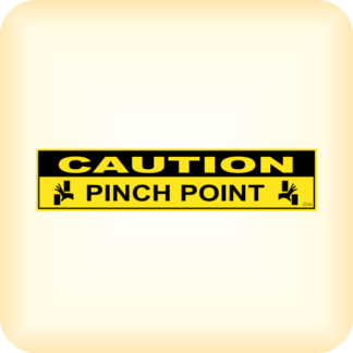 Sticker - Caution - Pinch Point