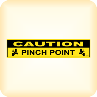 Sticker - Caution - Pinch Point