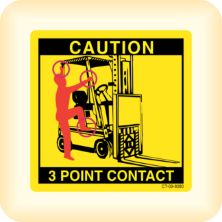 Caution - 3 Point Contact