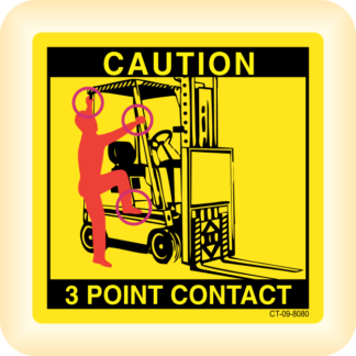 Caution - 3 Point Contact