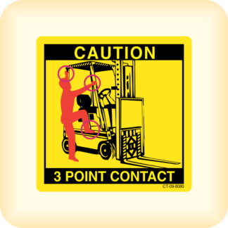 Caution - 3 Point Contact