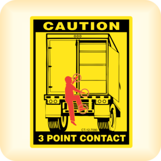 Caution - 3 Point Contact