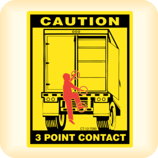 Caution - 3 Point Contact