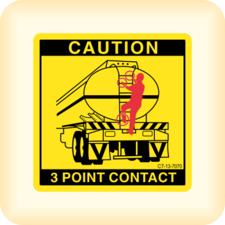 Caution - 3 Point Contact - Tanker.