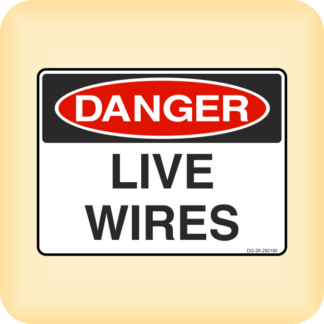 Sign - Danger - Live Wires.