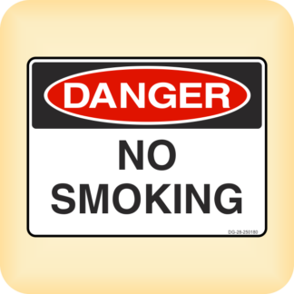 Sign - Danger - No Smoking.