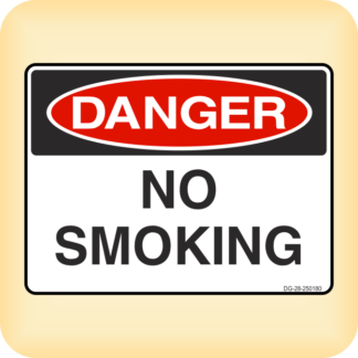 Sign - Danger - No Smoking.