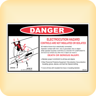 Danger. Electrocution Hazard.