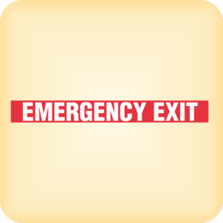 Sticker - Emergency Exit