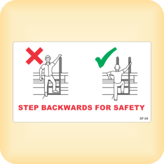 Step Backwards for Safety.