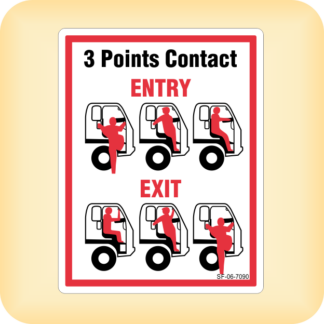 3 Point Contact. Entry. Exit.
