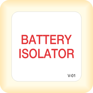 Sticker - Battery Isolator