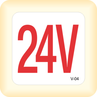 Sticker - 24 volt