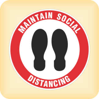 Maintain Social Distancing (Floor Sticker)