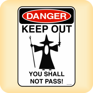 Sticker - Danger keep out