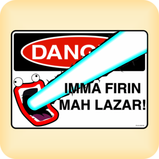 Sticker - Danger Lasers