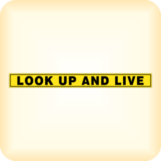 Sticker - Look up and Live