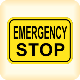 Sticker - Emergency Stop