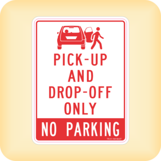 Sticker - Pick-up and Drop-off only