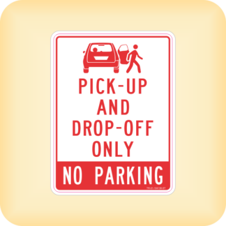 Sticker - Pick-up and Drop-off only