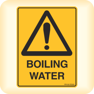 Sign - Warning, Boiling Water.