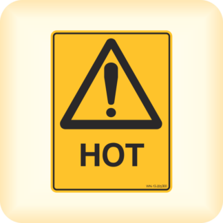 Sign - Warning, Hot.