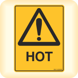Sign - Warning, Hot.