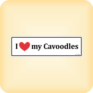 I Love my Cavoodles - 210 x 60mm (8.3" x 2.4")