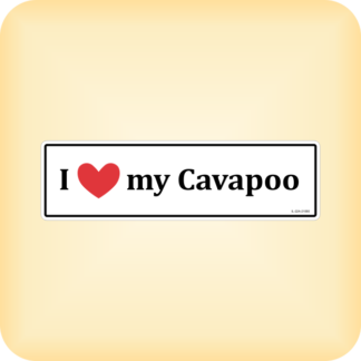 I Love my Cavapoo - 210 x 60mm (8.3" x 2.4")
